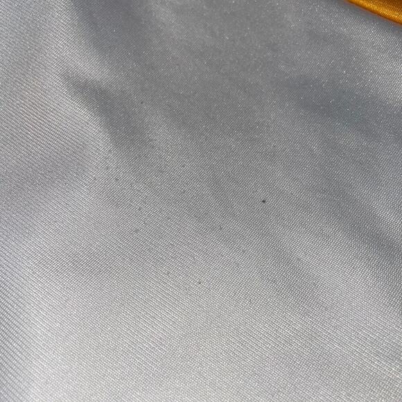 Vans Black Yellow Checked Crop Top Womems XS Racing stripe 1/4 zip up Nascar - Picture 9 of 11